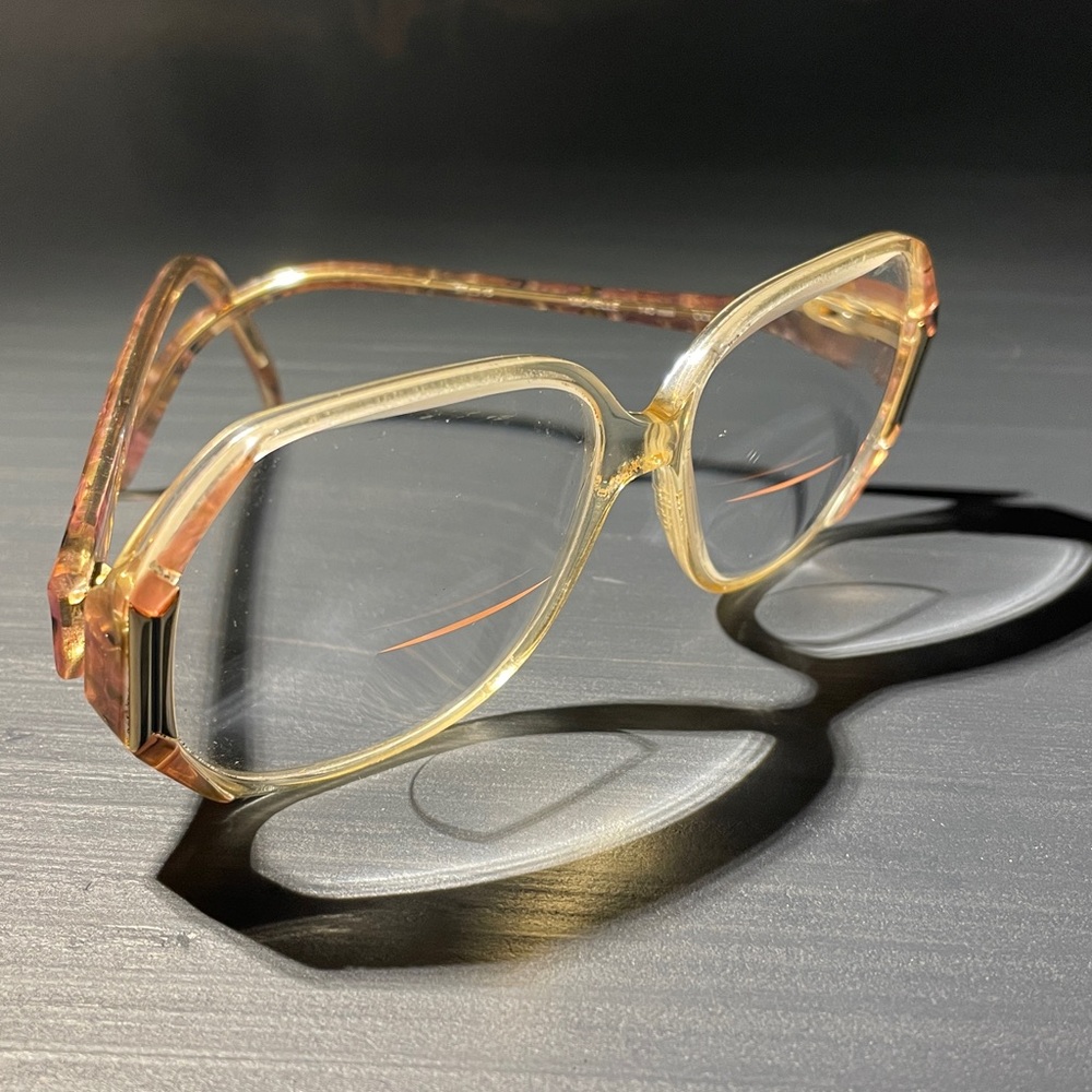 L’Amy French prescription eyeglasses from the 1980’s in rose & gold